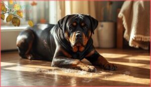 factors affecting rottweiler shedding