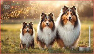 factors affecting sheltie size