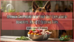 german shepherd raw food diet