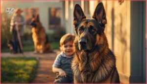 german shepherds in daily life