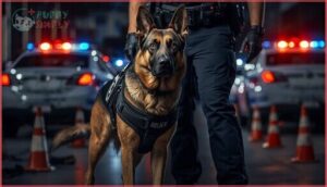 german shepherds in police work