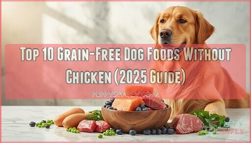 Image showcasing Top 10 Grain-Free Dog Foods Without Chicken (2025 Guide)