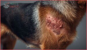 hair loss and skin lesions