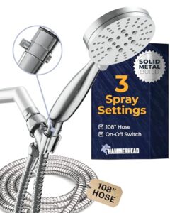 HammerHead Showers® Solid Metal 3 Spray B0C2GVSRLM