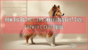 how big do shetland sheepdogs get sheltie