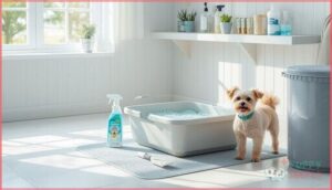 maintaining a clean and odor-free litter box