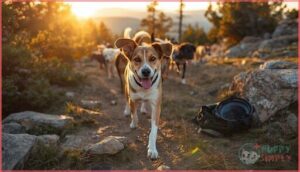 mixed breeds and rescues for hiking