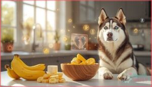 nutritional benefits of bananas for huskies