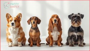 physical traits of short-legged dogs