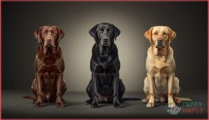 recognized labrador colors