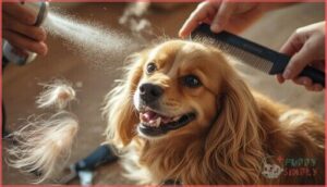 removing tangles, mats, and loose fur removing tangles, mats, and loose fur