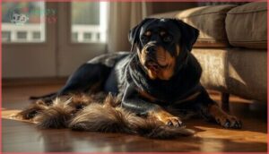 rottweiler shedding patterns
