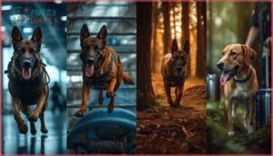 specialized roles for police dog breeds