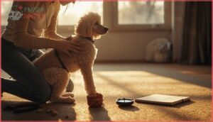 supporting poodle training success
