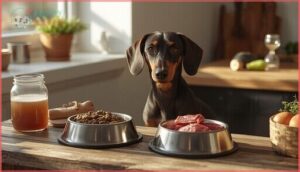 transitioning your dachshund to raw food
