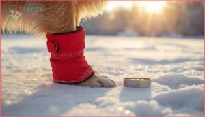 using dog booties and paw wax using dog booties and paw wax