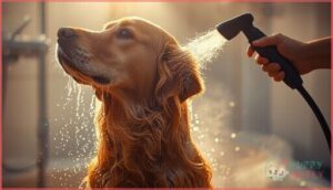 wetting the coat properly