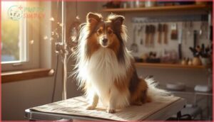 when to groom your sheltie