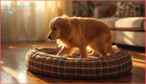 why do dogs circle before lying down