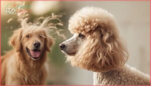 why do poodles shed so little