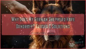 why does my german shepherd have dandruff
