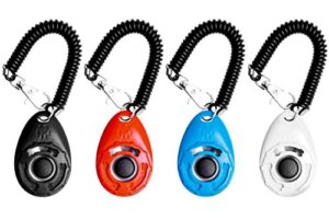 4 Pack Dog Training Clicker with B071NTVXN2