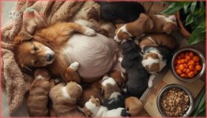 adjust portions based on litter size adjust portions based on litter size