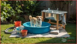 choosing materials for a diy dog bath tub choosing materials for a diy dog bath tub