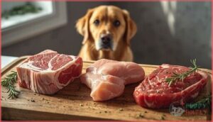 comparison with chicken and beef comparison with chicken and beef