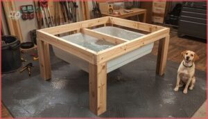 constructing the base and frame constructing the base and frame