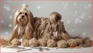 decorative styles: braids, pom-poms, and bows decorative styles: braids, pom-poms, and bows