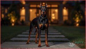 doberman pinscher: intelligent and alert defender doberman pinscher: intelligent and alert defender