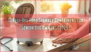 dog food storage containers for senior dog owners