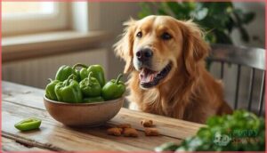 green peppers as healthy treats