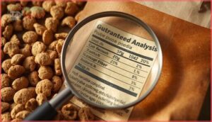 guaranteed analysis panel guaranteed analysis panel