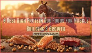 high protein dog food muscle building