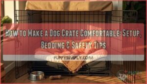 how to make a dog crate comfortable