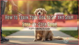 how to train dog sit stay