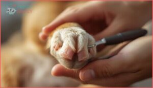 identifying the quick in each nail identifying the quick in each nail