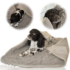 Pet 2 in 1 Dog Towel & B0DQ6CHTMJ