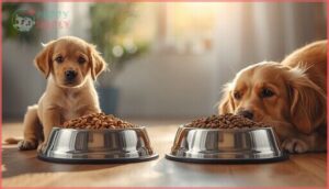 puppy food vs. adult dog food puppy food vs. adult dog food