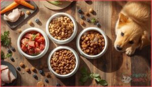 raw, fresh, dry, and wet food types raw, fresh, dry, and wet food types
