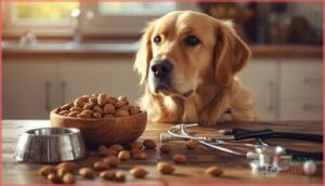 risks of feeding almonds to dogs