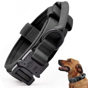 Tactical Dog Collar, Adjustable Military B0CG18B7W9