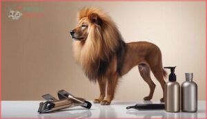 the lion look with mane and body contrast the lion look with mane and body contrast
