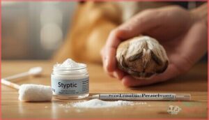 using styptic powder or styptic sticks using styptic powder or styptic sticks