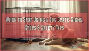 when to stop using a dog crate