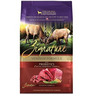 Zignature Venison Limited Ingredient Formula B01KAOUOHY