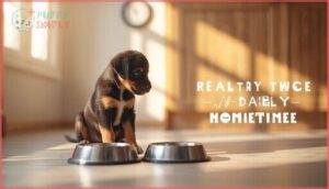 6-12 months: transition to fewer meals 6-12 months: transition to fewer meals