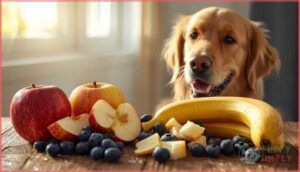 apples, bananas, blueberries apples, bananas, blueberries